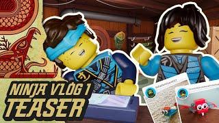 Ninja Vlog #1: Our FIRST ever Ninja Vlog! | Nya & Jay from LEGO NINJAGO