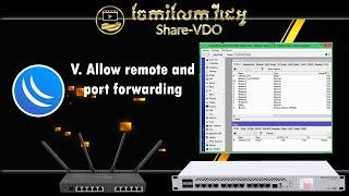 Router Mikrotik Lesson Part5 Allow remote and port forwarding  - មេរៀន Router Mikrotik Part5