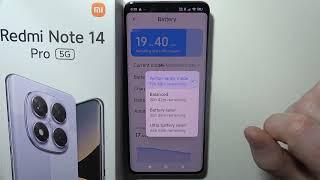 Redmi Note 14 Pro 5G - How to Enable Battery Saver