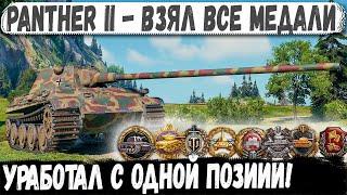 Panther II ● Все медали с одной позиции! Я такого еще не видел в world of tanks