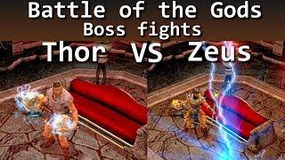 Titan Quest ATLANTIS| God Thor VS God Zeus| The Battle of the Gods vs Bosses