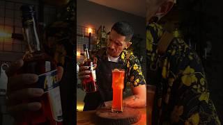 Por falta de nome melhor, chamei esse drink de AFB, (aperol, fanta e bitters)