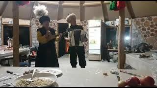 Final song, Kyrgyz music, Yurt Camp Sonun. Kyrgyzstan 2021.