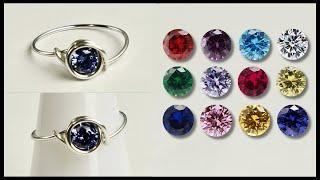 Simple Gemstone Wire Wrapped Ring Tutorial