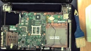 Asus K52J сборка/разборка (disassembly assembly)