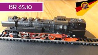 [Locos & wagons] - Presentation of the steam locomotive BR 65.10  N scale model railway - GDR PIKO