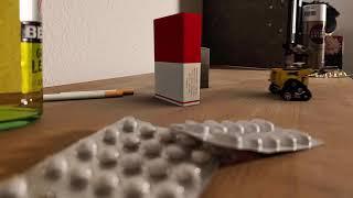 WALL·E finds cigarettes | Animation