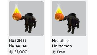 Roblox MESSED UP.. (Headless Horseman)