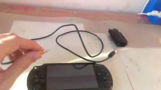 Заряжаем PSP по usb проводу от телефона