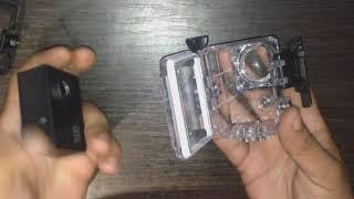 Как открыть защитный бокс экшн камеры.  How to open the protective box of the action camera