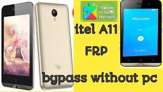 itel A11 frp bypass without pc