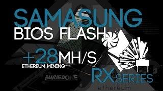 RX470/480 SAMSUNG Memory BIOS Mod/Flash Tutorial For High Mining Speeds