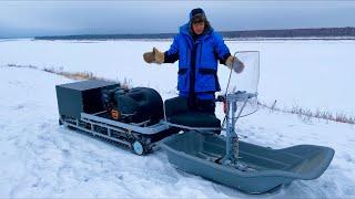 Мотобуксировщик ураган (часть третья Проходимость)