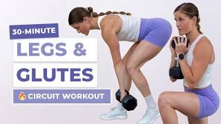 30-Minute Dumbbell Leg Workout (Strength, Power + Isometrics)