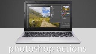 Экшены в фотошоп | Photoshop actions | Долго и подробно