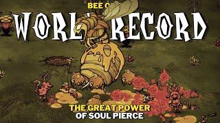 NEW WORTOX BEATS BEE QUEEN WORLD RECORD EASILY! The Great Power of Soul Pierce - Don't Starve | BETA