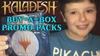 Opening TWO Kaladesh Buy a Box Promo Packs! Can I get a Masterpiece Invention or Expedition?!