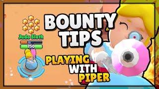 BOUNTY TIPS - Teamwork Wins...In The End! Playing with Piper in "Brawl Stars" [2018]