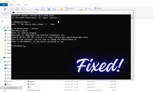 How to Fix Make Command not found Error |  Make Is Not Recognized as Internal or External Command