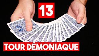 TOUR DE MAGIE DÉMONIAQUE FACILE AVEC 13 CARTES...