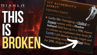 Diablo IV - SUPER Bugged - Icy Alchemist Aspect for Rogues