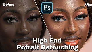 HIGH END Portrait Retouching. The Secrets to Perfection in Adobe Photoshop.