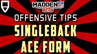 Madden 25 Singleback Ace Offensive Tip Trick - Improve your Game! MUT25