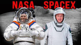 Why is NASA's spacesuit so bulky, while SpaceX's are so sleek?