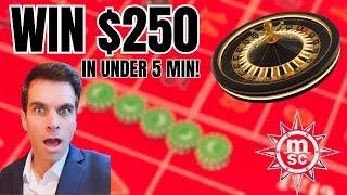 WIN $250 FAST!  DO  THIS ROULETTE STATEGY TONIGHT! 