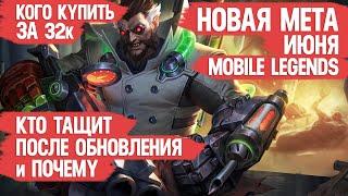 КОГО КУПИТЬ ЗА 32 к \ НОВАЯ МЕТА ИЮНЯ MOBILE LEGENDS \ АКТУАЛЬНЫЕ ГЕРОИ после ОБНОВЛЕНИЯ