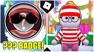 How to get "???" BADGE + "HE WHO CANNOT BE FOUND" SKIN in DROPBLOX! [ROBLOX]