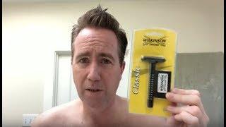 Shaving with a Sword!