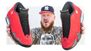 DON'T BUY THE JORDAN 14 FERRARI SNEAKERS WITHOUT WATCHING THIS VIDEO! Early In Hand & On Feet Review