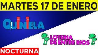 Resultados Quinielas Nocturnas de Córdoba y Entre Ríos, Martes 17 de Enero