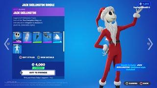 Fortnite Item Shop - NEW JACK SKELLINGTON BUNDLE! [October 23rd, 2023]