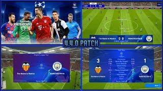 PES 20 MOBILE v4.4.0 UCL OBB PATCH • UCL STARTSCREEN | SCOREBOARD | KITS