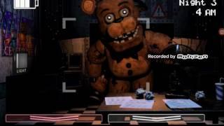 FNAF 2 ночь 3-4. ЖЕСТЬ!!!! АНИМАТРОНИКИ СОШЛИ С УМА!!!!!!!!!!!?????????