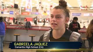 Camarillo High School's Gabriela Jaquez shares some advice for younger athletes