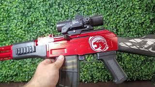 How this Toy Gun Works  Foam Dart AK47 Toy Gun