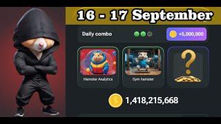 16 September Daily Combo Hamster Kombat Today