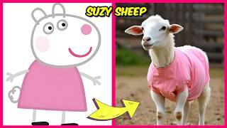 How Peppa Pig Characters Look In Real Life  + Guess The Emoji Quiz + Favorite Foods & More!