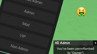 HD admin rank giver|require script