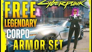 Get a FREE Complete LEGENDARY Corpo Armor Set | Cyberpunk 2077