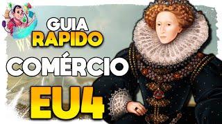 EU4 Guia Rápido (2020): Comércio - Gameplay Tutorial PT BR