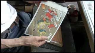 Ukiyoe Heroes (3) : proofing 'Rickshaw Cart'