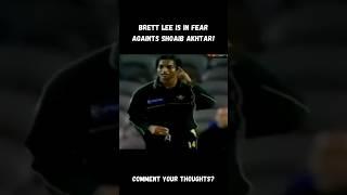 Shoaib Akhtar Revenge  Brett Lee in Fear! #shorts #cricket