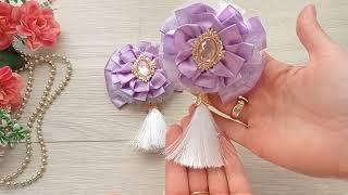 Нежные бантики из атласной ленты 2,5 см. Их полюбили все клиенты..Tender satin ribbon bows 2.5 cm.