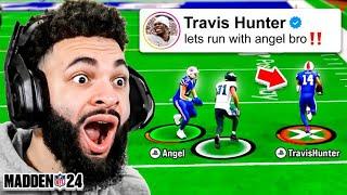 I ASSEMBLED THE BEST MADDEN 3V3 TEAM EVER... ANGEL, TRAVIS HUNTER, AND PRINCEJMG