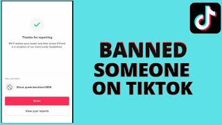 How to banned someone on tiktok (2024)