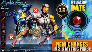 Next Mythic Forge New Changes | Upgradable Guns Confirme In 3.6 Update | Old Rare Is Back | PUBGM